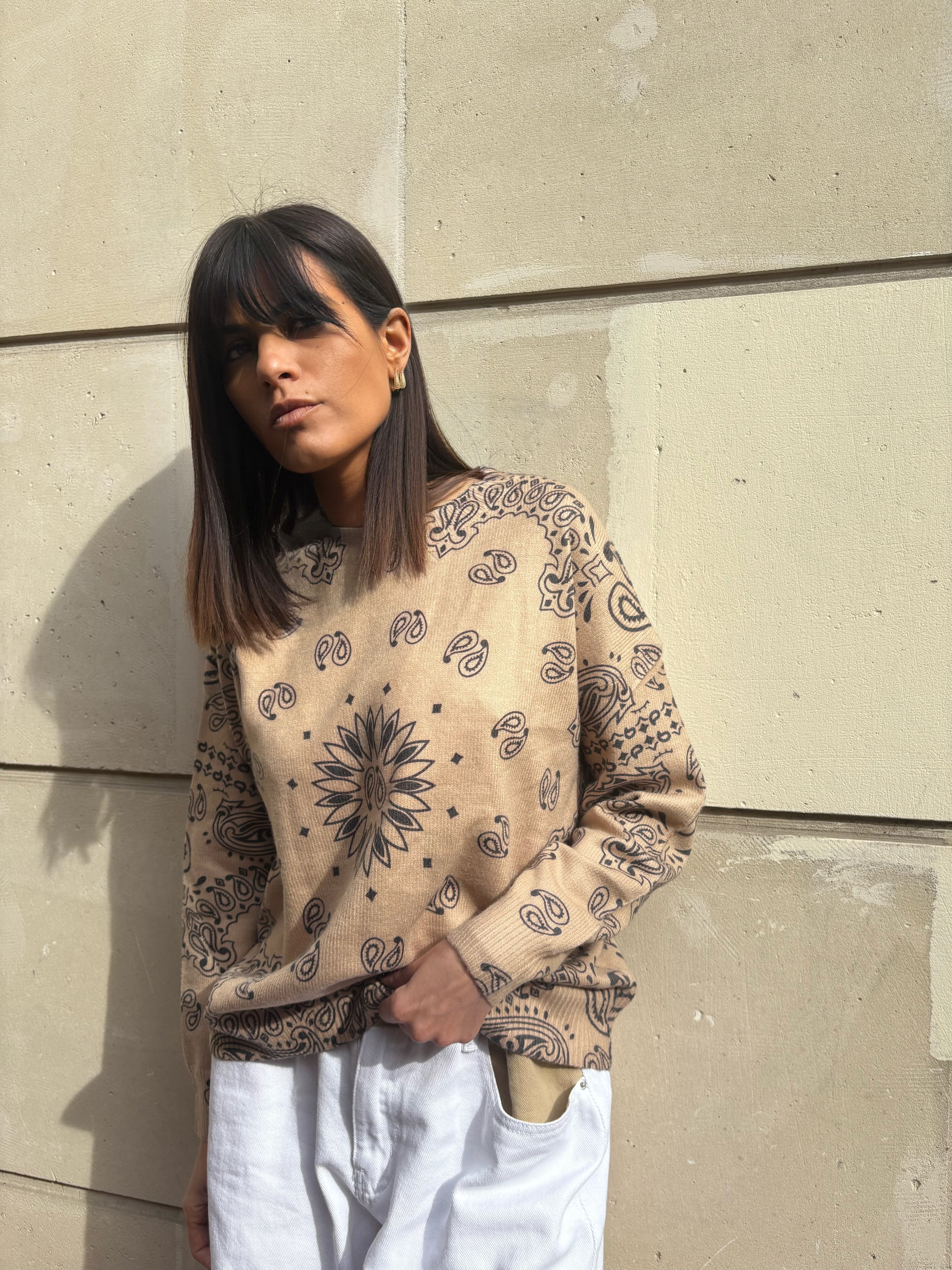 PULL BANDANA BEIGE