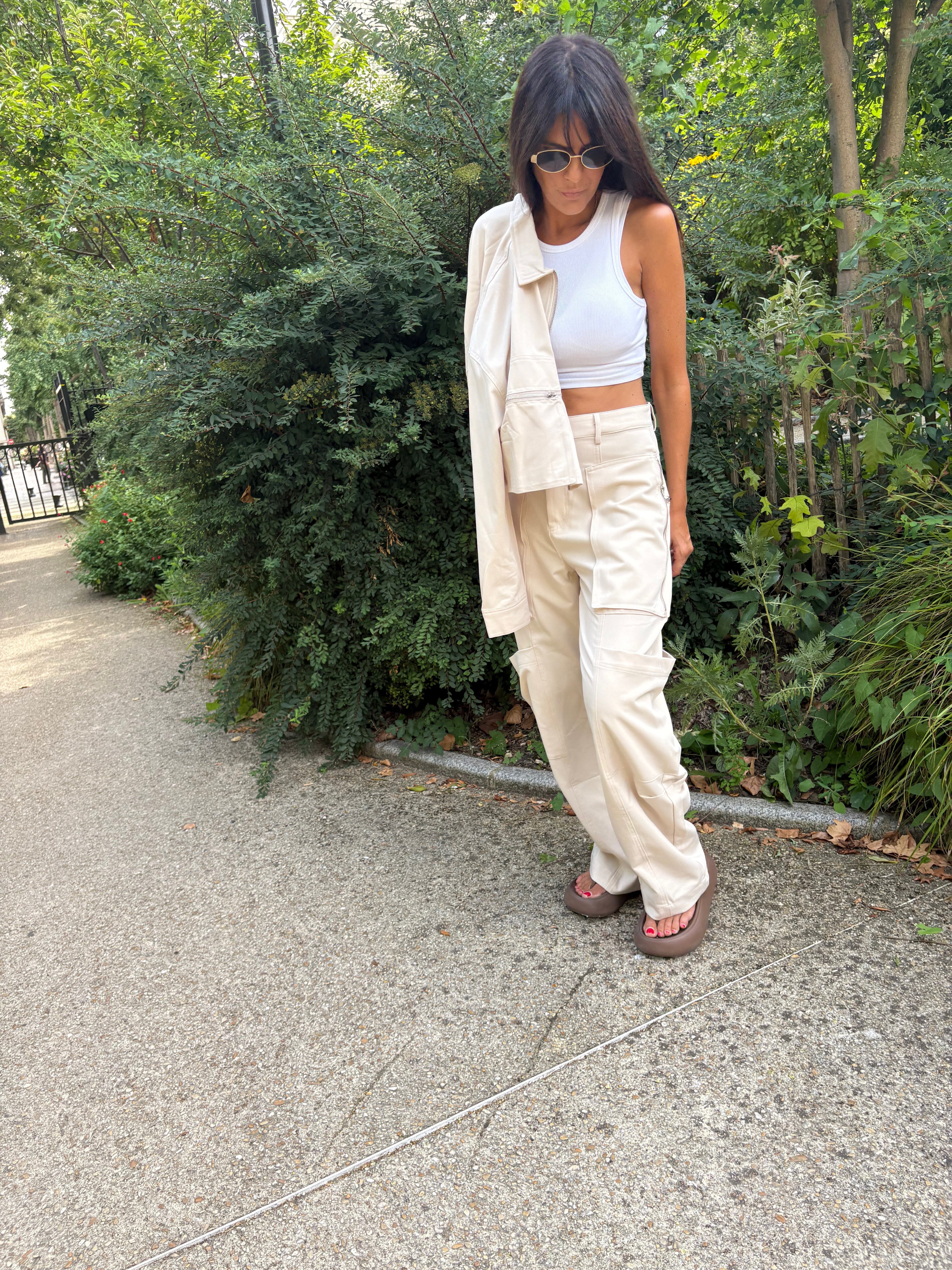 Pantalon Victoria écru