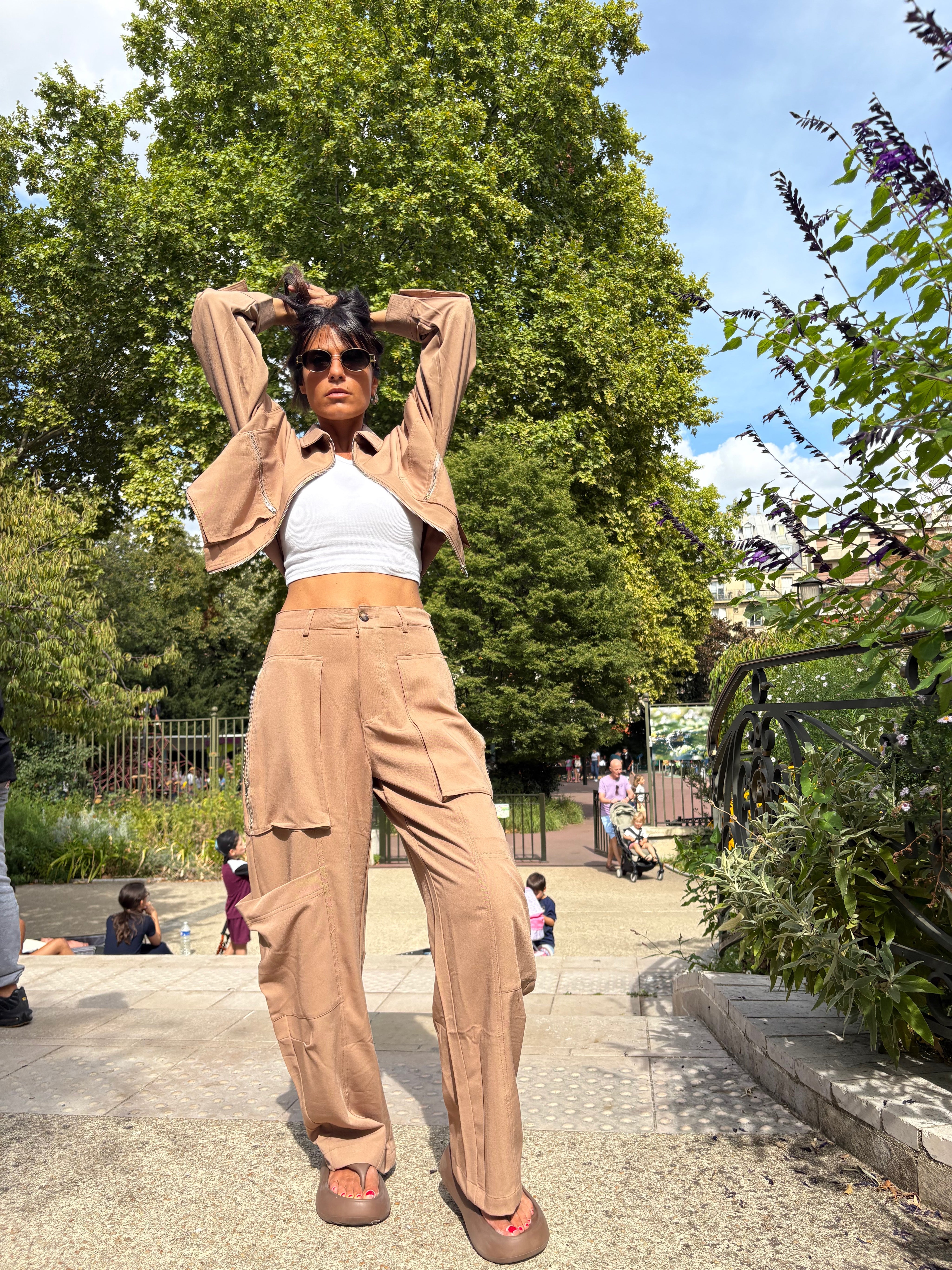 Pantalon Victoria Beige