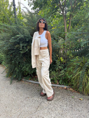 Pantalon Victoria écru