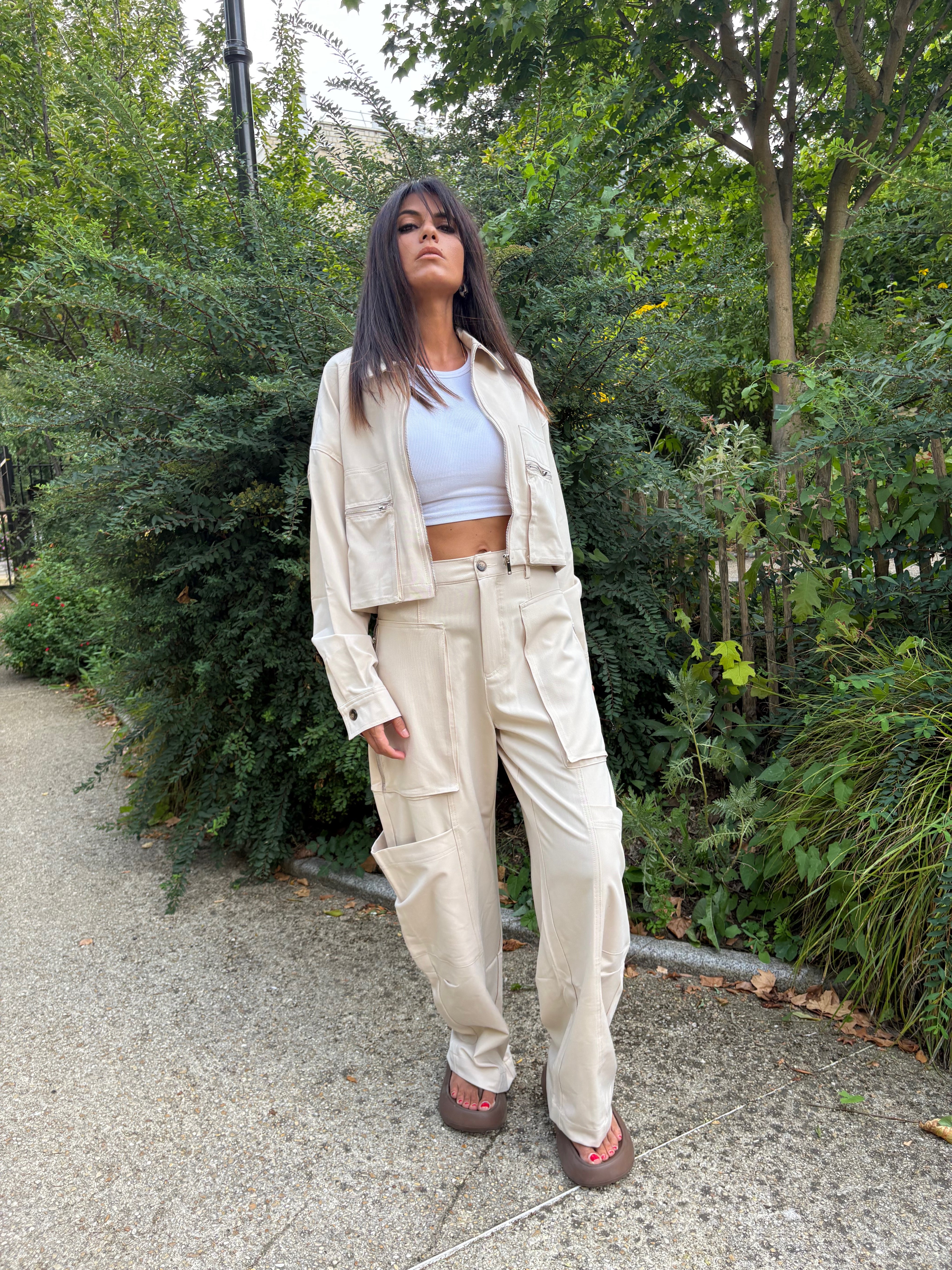 Pantalon Victoria écru