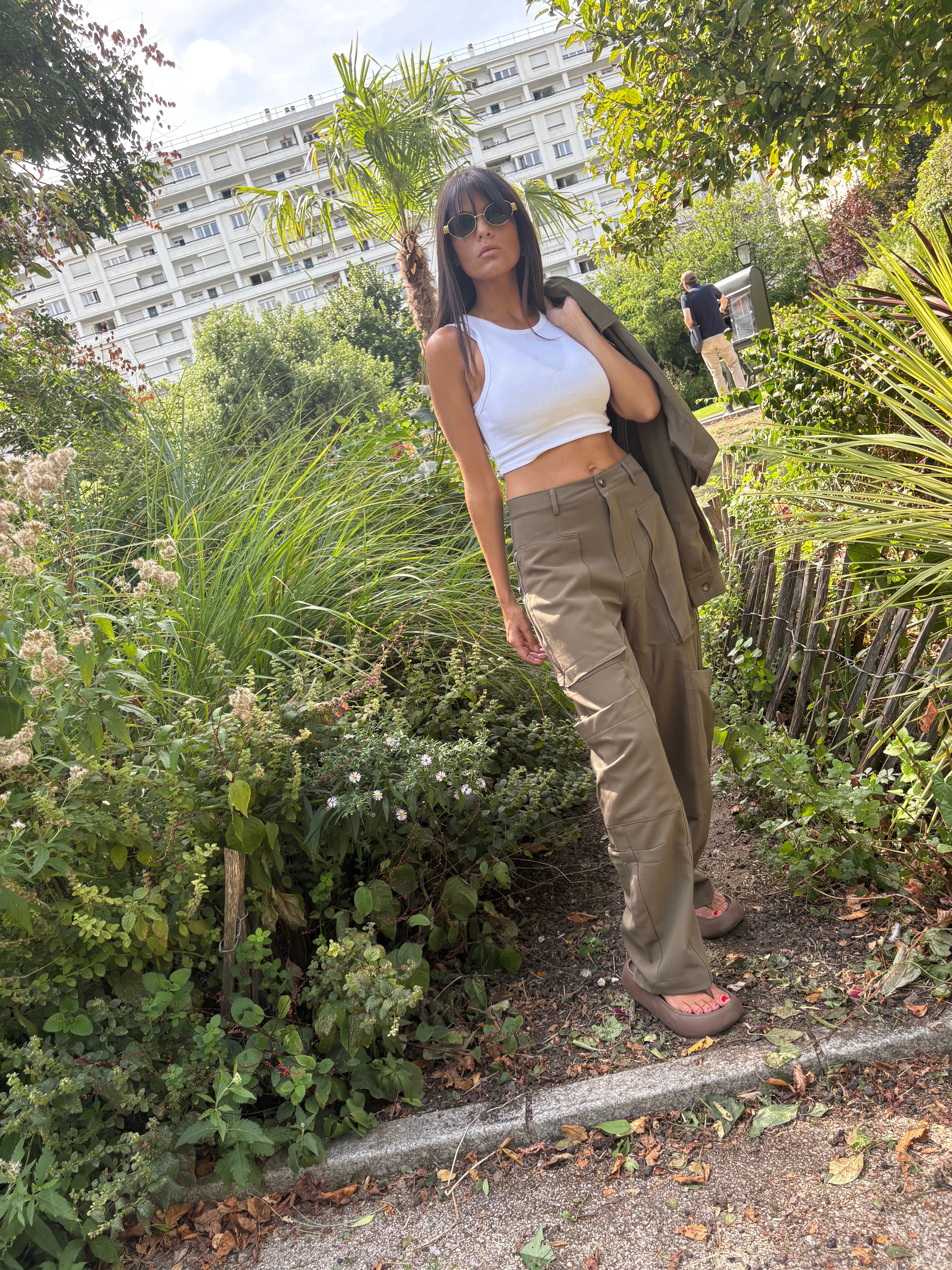 Pantalon Victoria kaki