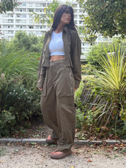 Pantalon Victoria kaki