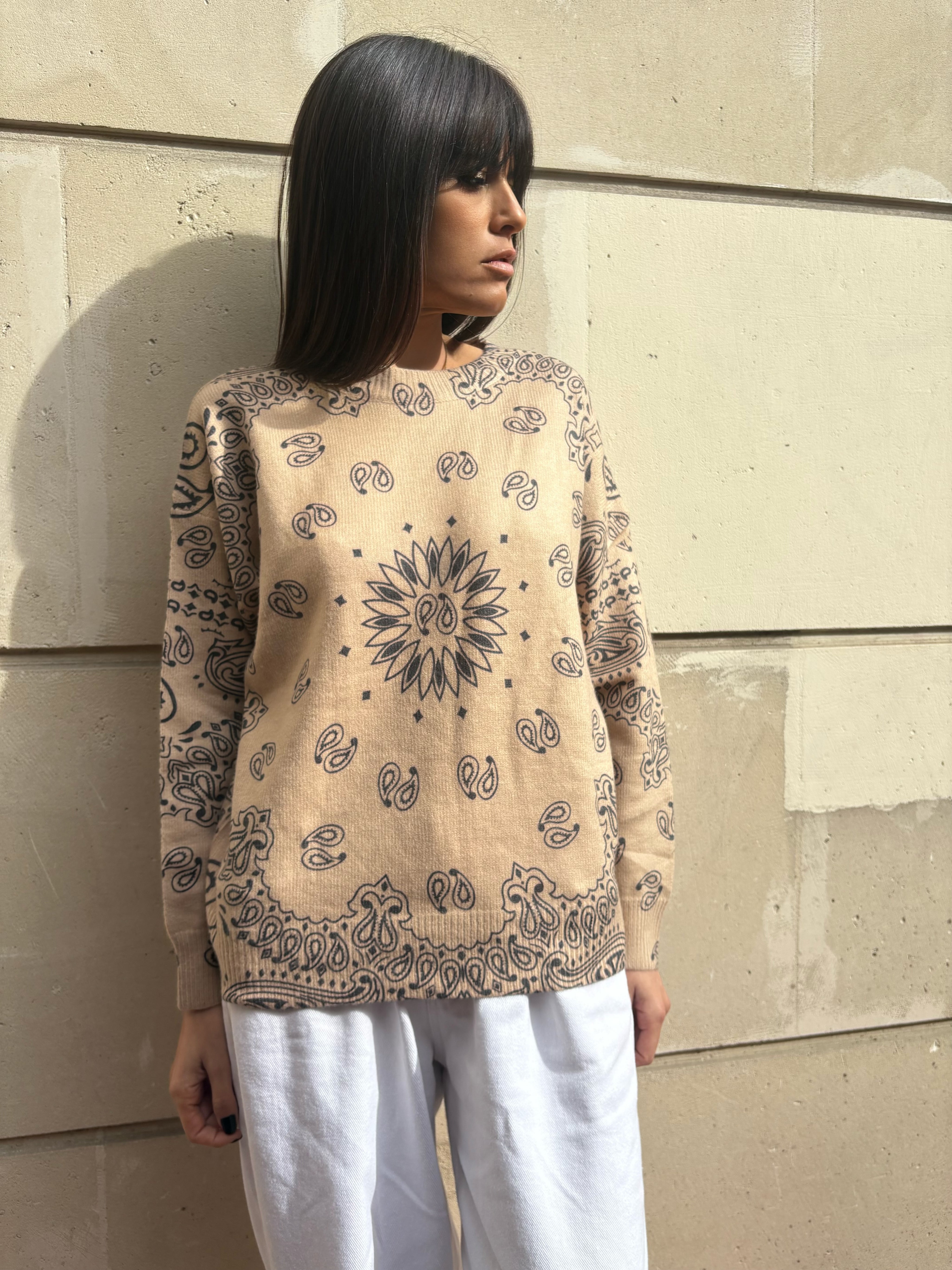 PULL BANDANA BEIGE
