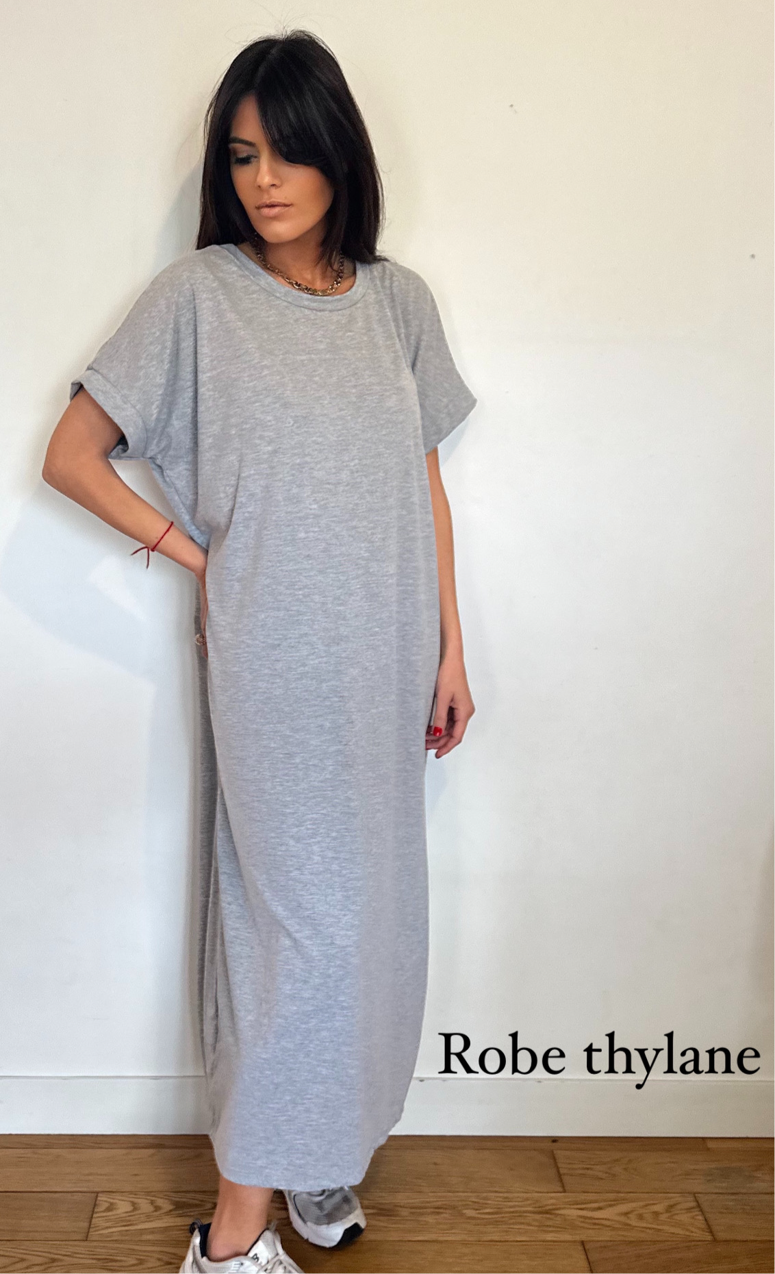 ROBE THYLANE GRIS