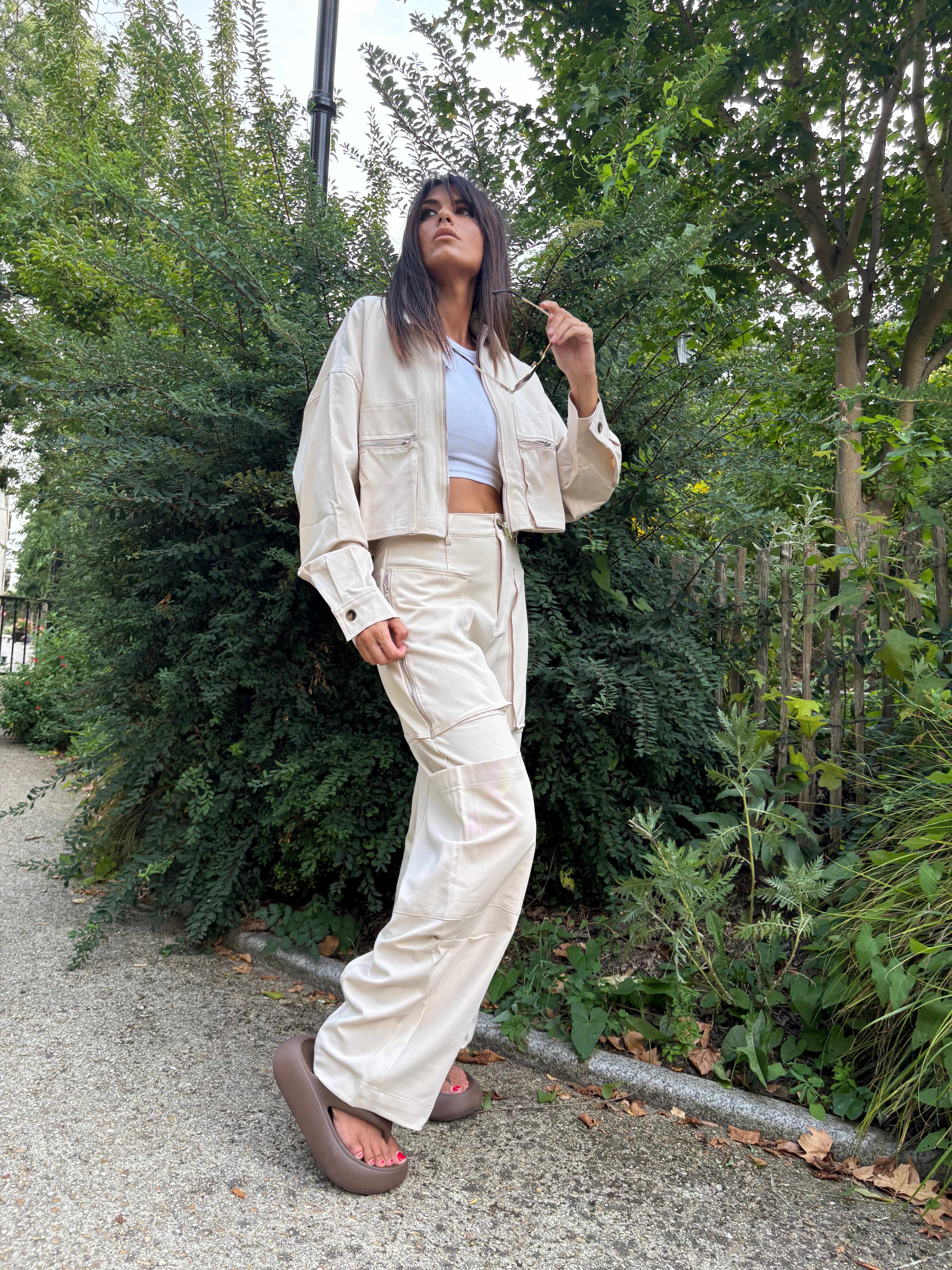 Pantalon Victoria écru