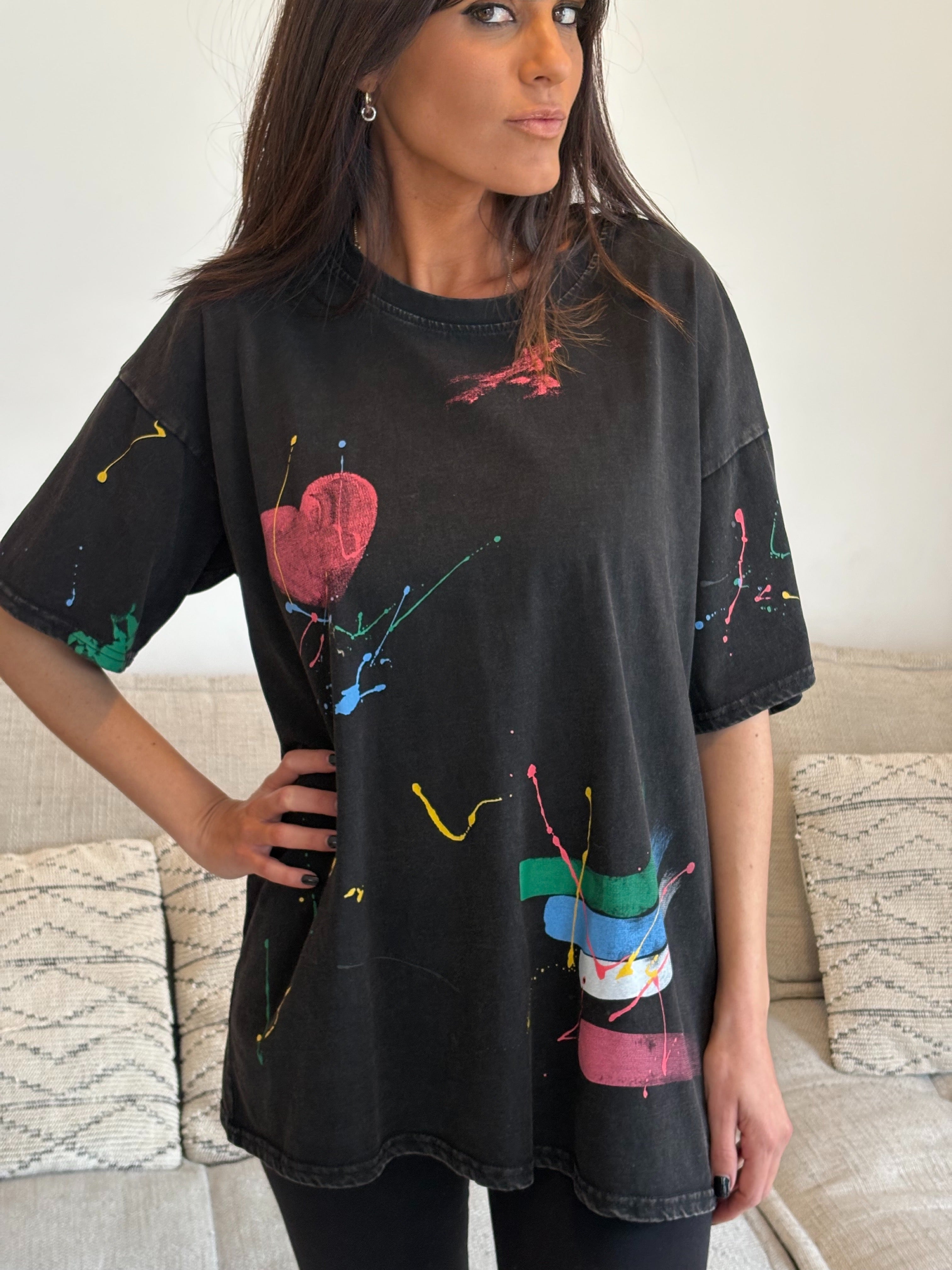 TEE SHIRT PEINT