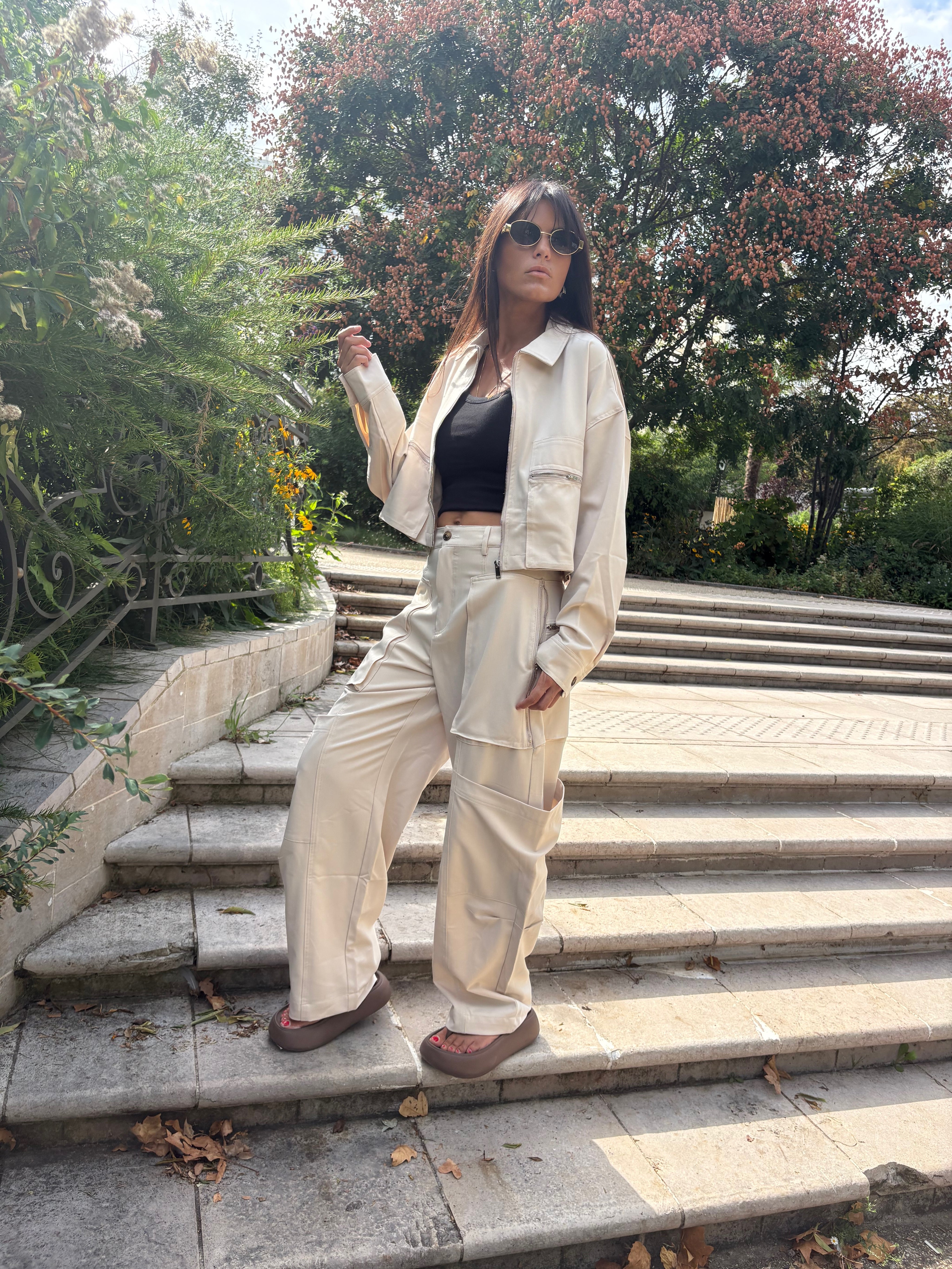 Pantalon Victoria écru