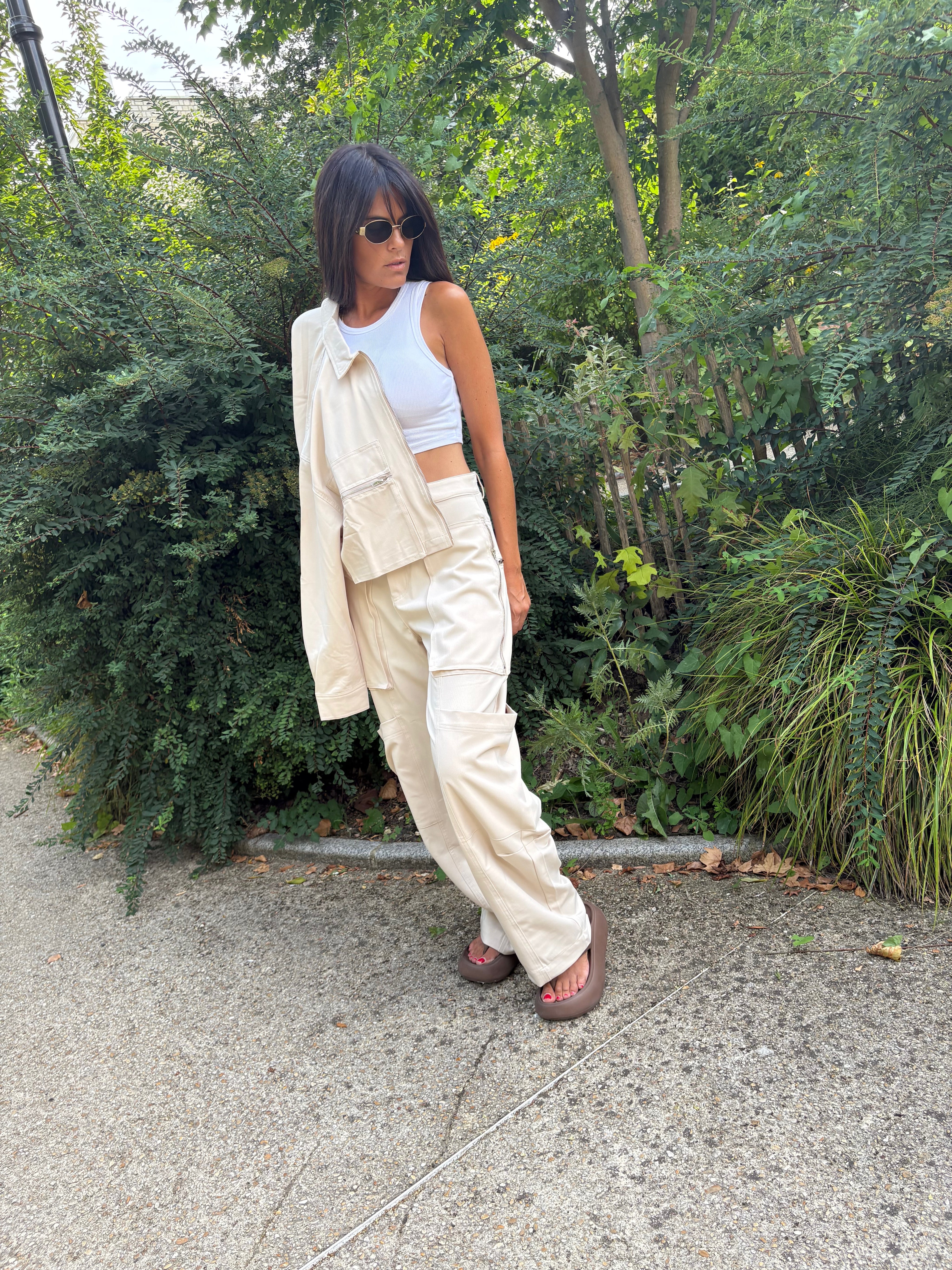 Pantalon Victoria écru