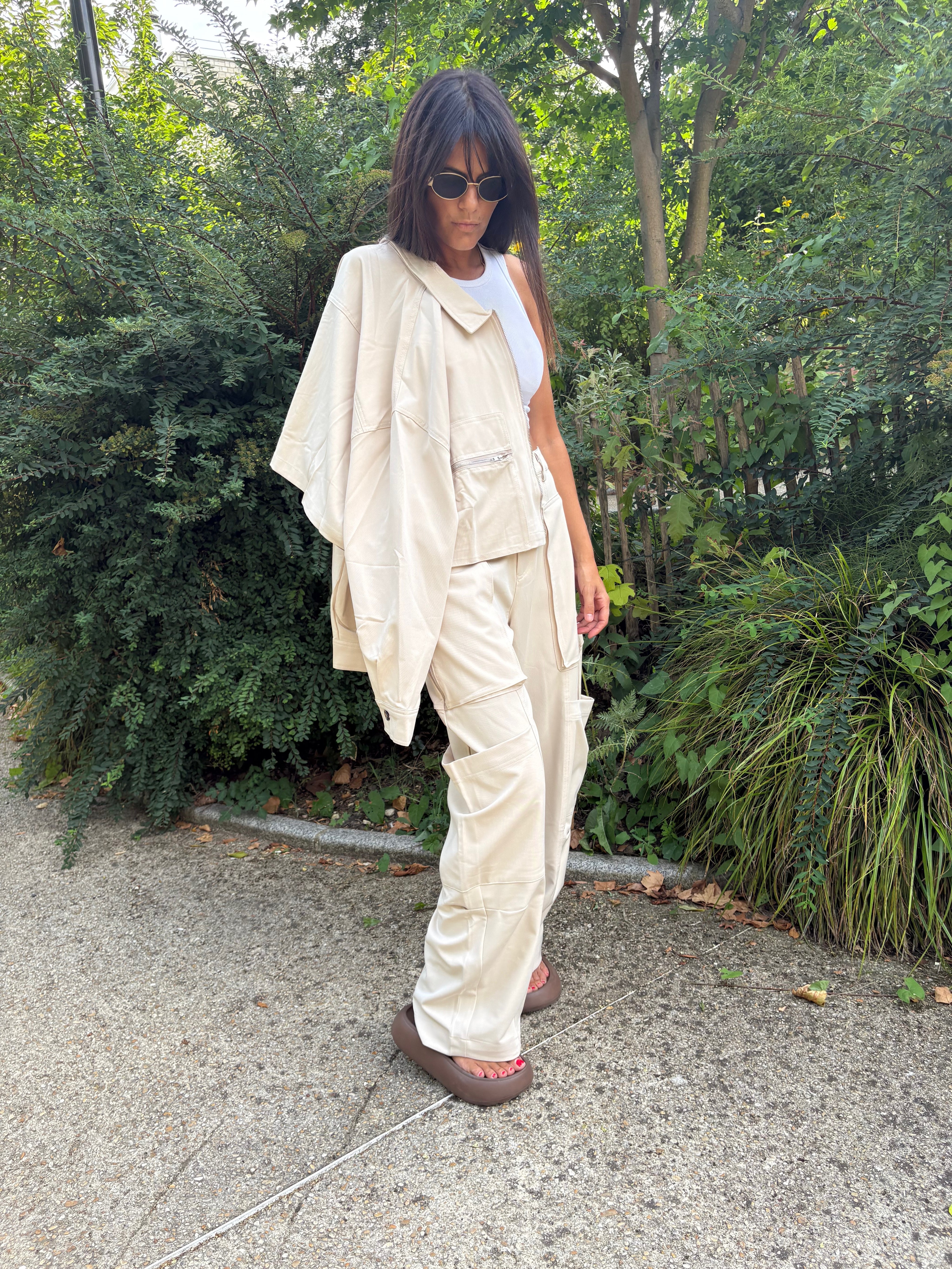 Pantalon Victoria écru
