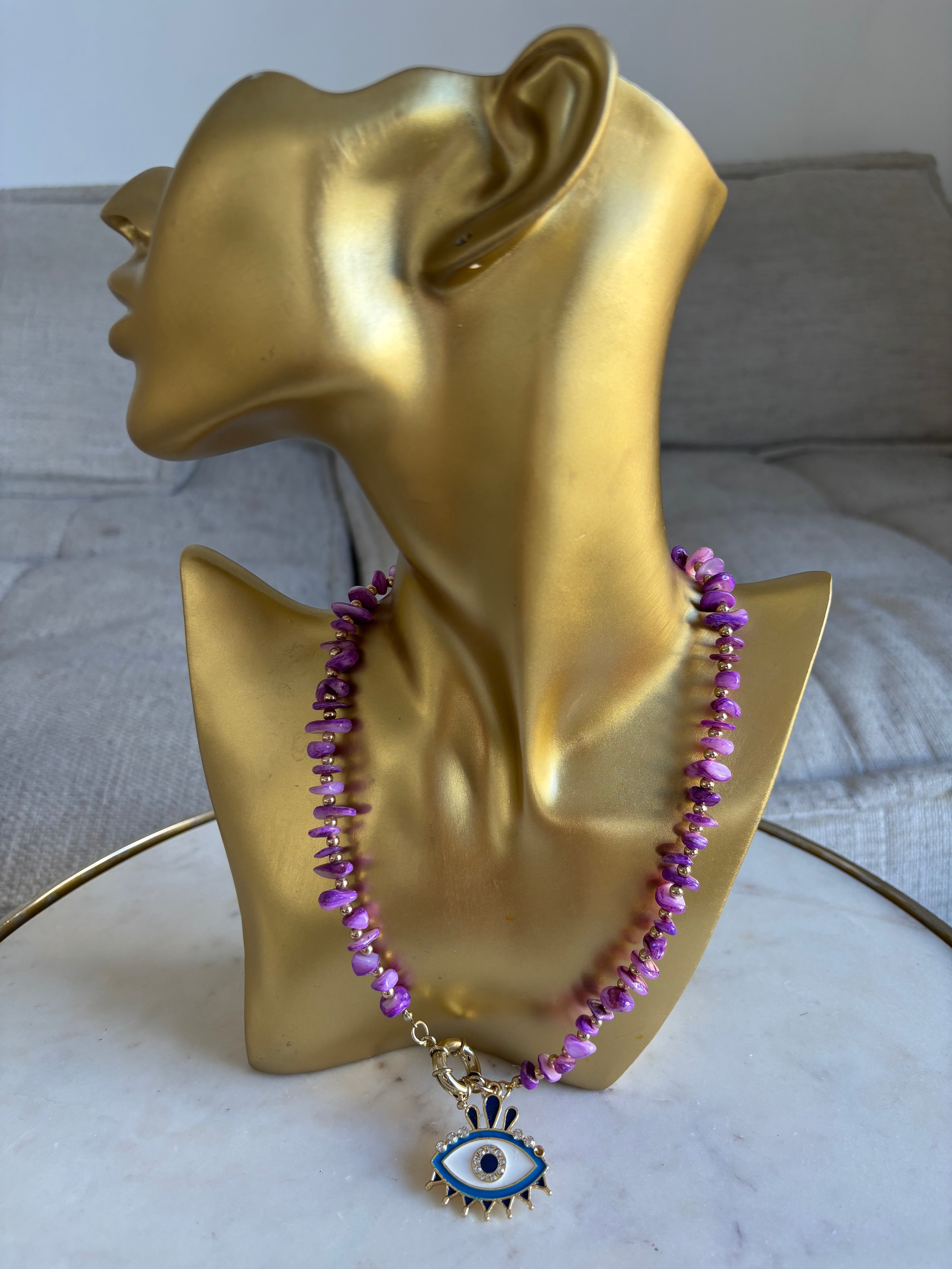 COLLIER LILAS