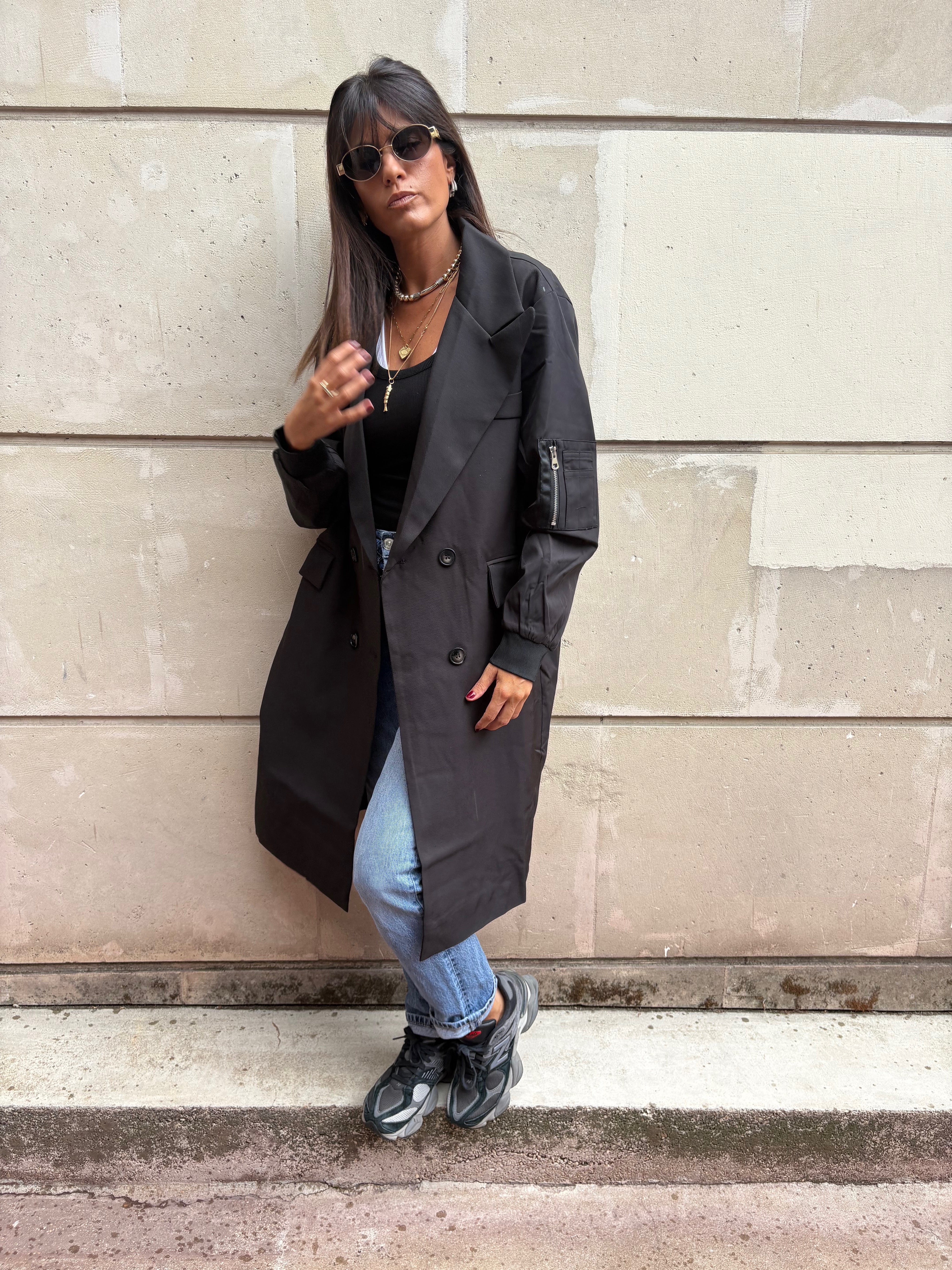 Manteau ￼bliss noir
